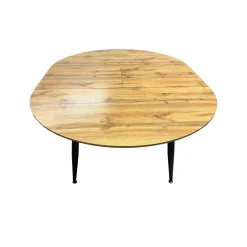 Tavolo allungabile da pranzo Cordelia rovere 120x120x75 cm