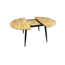 Tavolo allungabile da pranzo Cordelia rovere 120x120x75 cm