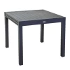 Tavolo da giardino allungabile Sullivan in alluminio antracite 90/180 cm H 73 cm