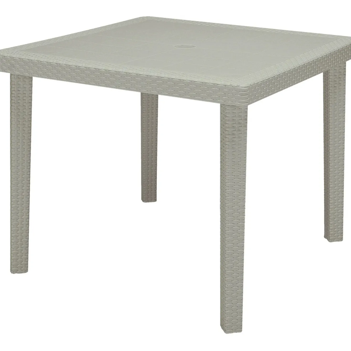 Tavolo da giardino Boheme in materiale ecologico 90x90 cm iuta