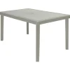 Tavolo da giardino Boheme in materiale ecologico 150x90 cm iuta