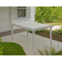Tavolo da giardino Boheme in materiale ecologico 150x90 cm iuta