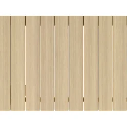 Tavolo da giardino Canston in legno di acacia 180x100x77 cm
