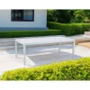 Tavolo da giardino Icara in alluminio e polipropilene 210x100xH75 cm