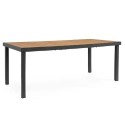 Tavolo da giardino in alluminio e polywood Niagara 190x90 cm