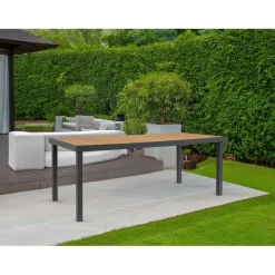 Tavolo da giardino in alluminio e polywood Niagara 190x90 cm