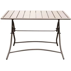 Tavolo da giardino in ferro 110x70x73 cm