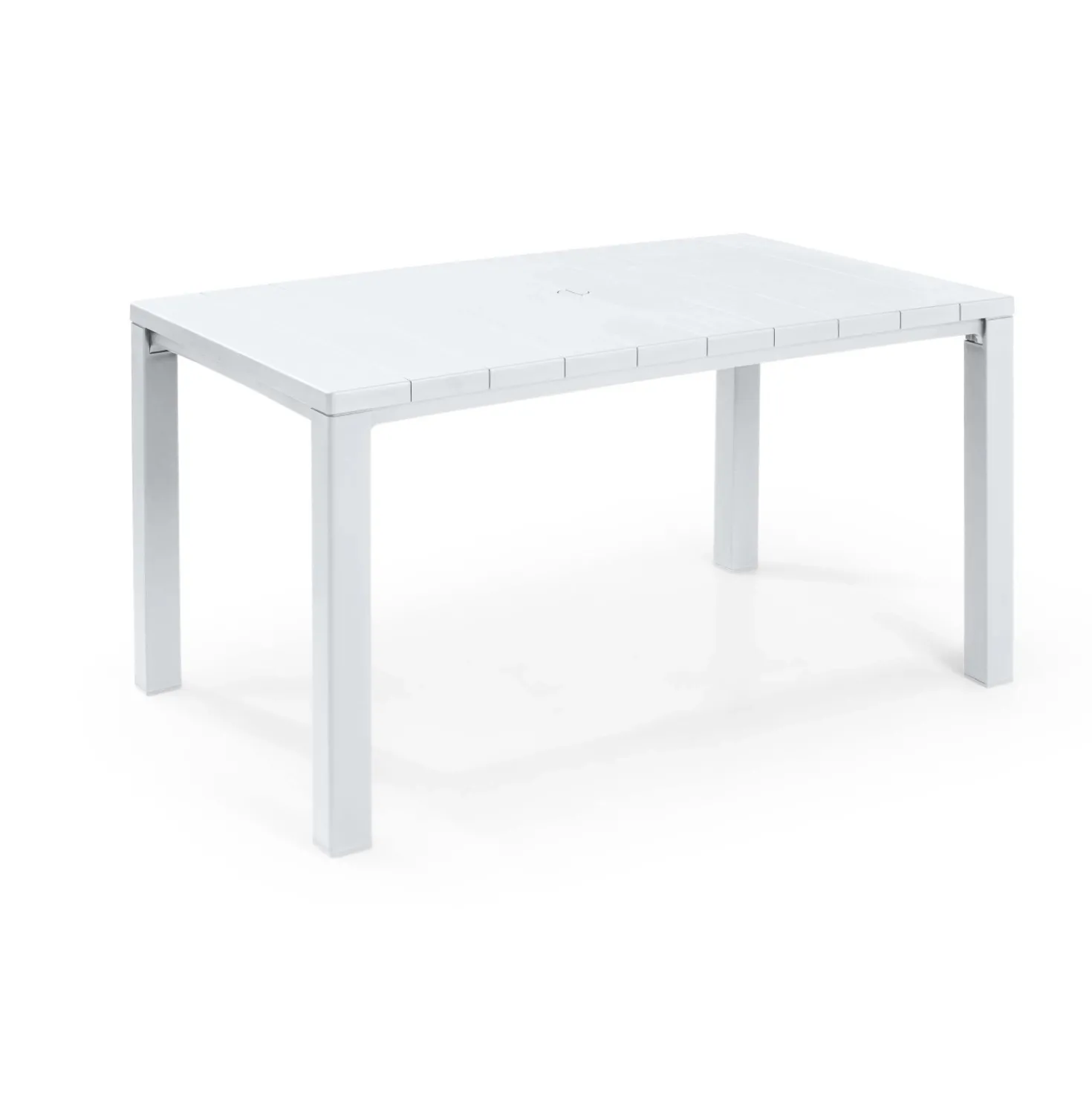 Tavolo da giardino Julie 147x90x75 cm bianco