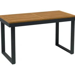 Tavolo da giardino Lipson in legno 120x60x68 cm