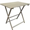 Tavolo da giardino Prince in legno 60x80xH72 cm grigio
