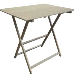 Tavolo da giardino Prince in legno 60x80xH72 cm grigio