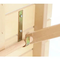 Tavolo da giardino Prince in legno 60x80xH72 cm naturale
