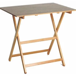 Tavolo da giardino Prince in legno 60x80xH72 cm naturale