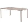 Tavolo da giardino Tenerife in metallo e plastica 156x78x74 cm
