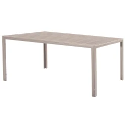 Tavolo da giardino Tenerife in metallo e plastica 156x78x74 cm