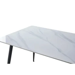 Tavolo da pranzo Mila bianco 140x80x75 cm