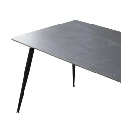 Tavolo da pranzo Mila cemento 160x90x75 cm