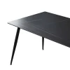 Tavolo da pranzo Mila nero 160x90x75 cm
