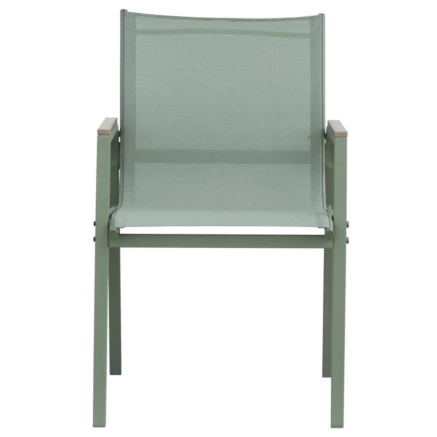 Tavolo e sedie da giardino in polywood verde 4 posti