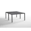 Tavolo modulare da giardino King in polipropilene grafite 88x296-148 cm
