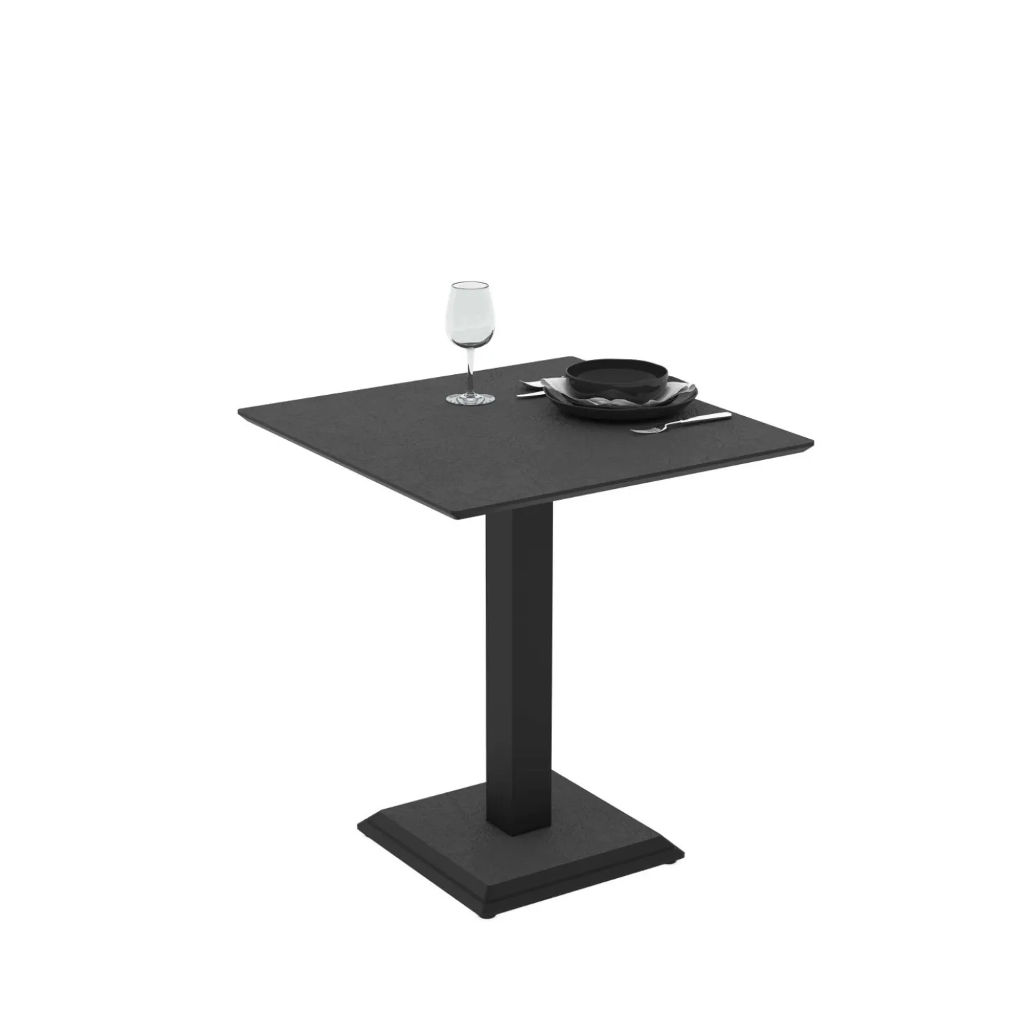 Tavolo quadrato Carvel ossido 68x68x75 cm