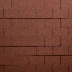 Tegole canadesi rettangolari Onduline rosse 2,32 m²