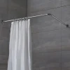 Telaio doccia angolare 80 x 80 cm alluminio anodizzato