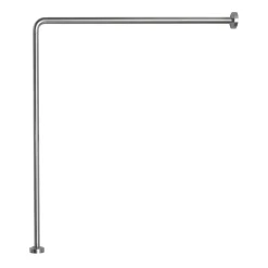 Telaio doccia angolare 80 x 80 cm alluminio anodizzato
