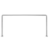 Telaio doccia angolare 80x170x80 cm alluminio anodizzato