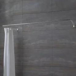 Telaio doccia angolare 80x170x80 cm alluminio anodizzato