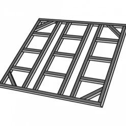 Telaio per pavimento in acciaio galvanizzato per CA006 308x250 cm