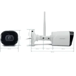 Telecamera da esterno Bullet Wi-Fi Smart Home IP 1080p HomeCam WR Avidsen