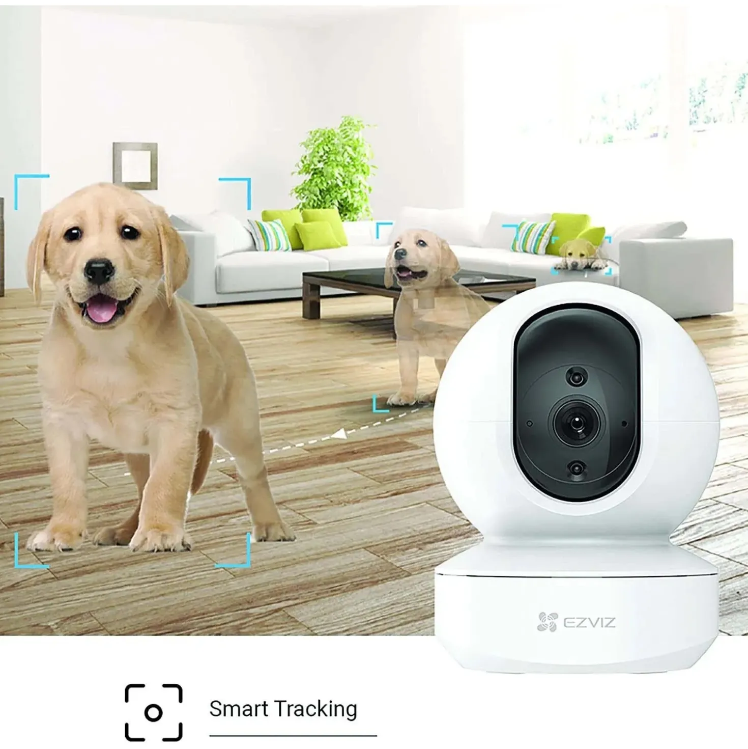 Telecamera da interno Ezviv TY1 2MP Wifi Smart Home 2.4 Ghz bianco