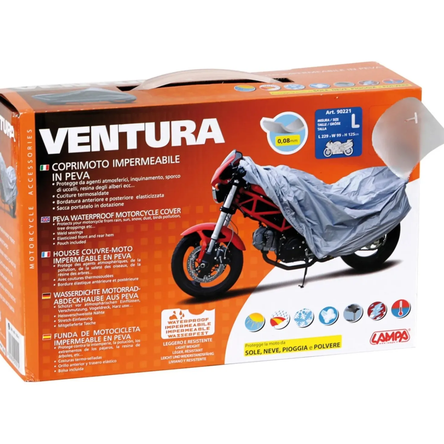 Telo coprimoto taglia L