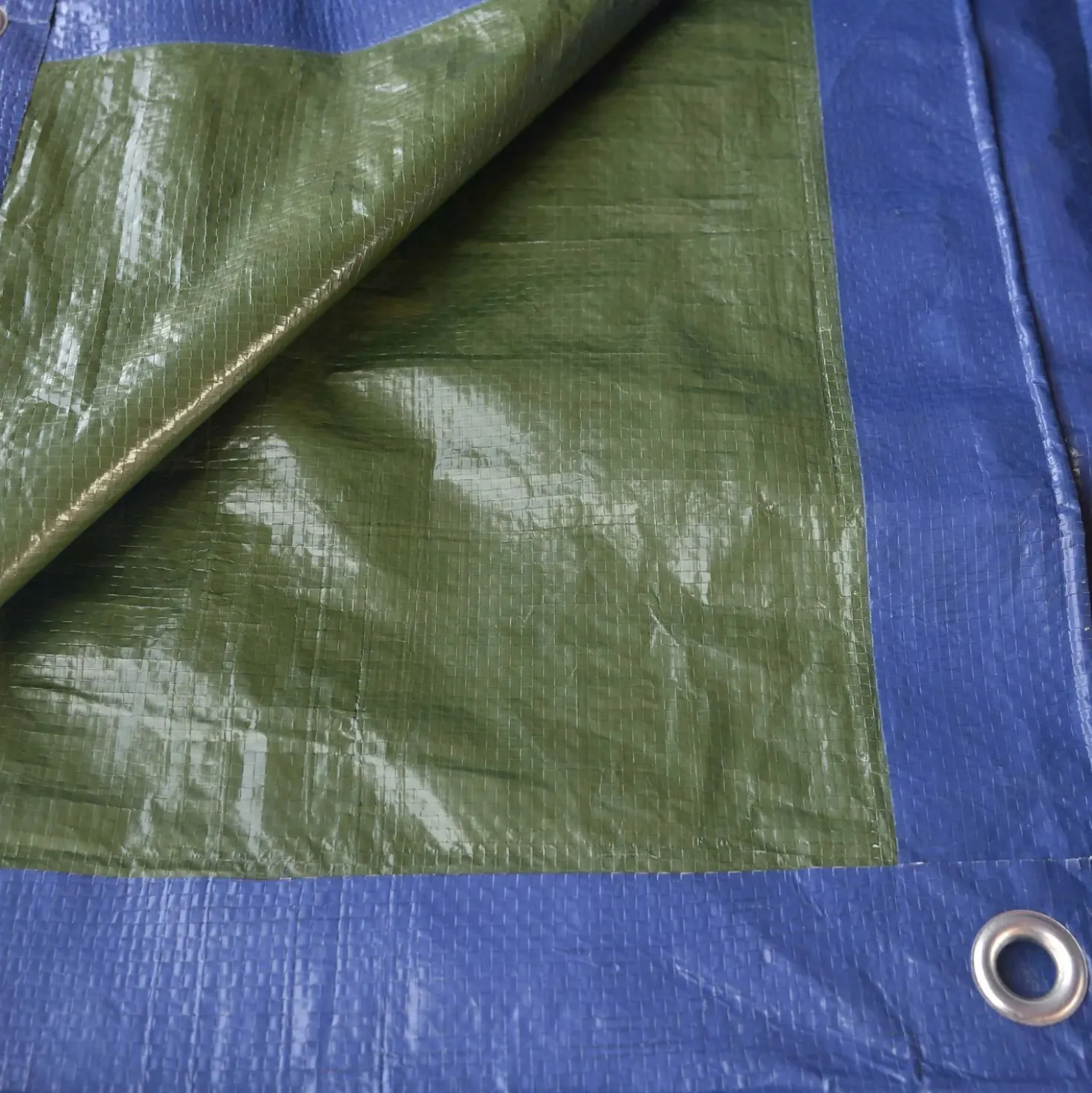 Telo occhiellato multiuso Tenax Cover All in polietilene 2x6 m verde-blu
