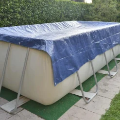 Telo occhiellato multiuso Tenax Cover All in polietilene 2x6 m verde-blu