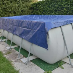 Telo occhiellato multiuso Tenax Cover All in polietilene 2x6 m verde-blu