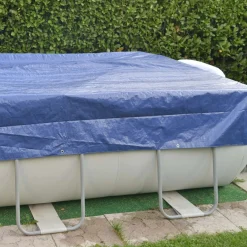 Telo occhiellato multiuso Tenax Cover All in polietilene 2x6 m verde-blu