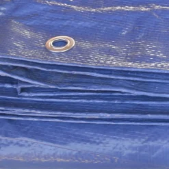 Telo occhiellato multiuso Tenax Cover All in polietilene 2x6 m verde-blu