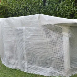 Telo occhiellato retinato Tenax Cover All polietilene 3x4 m bianco-trasparente