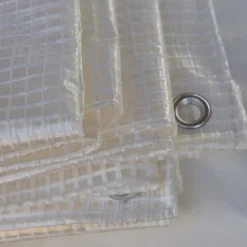 Telo occhiellato retinato Tenax Cover All polietilene 2x3 m bianco-trasparente