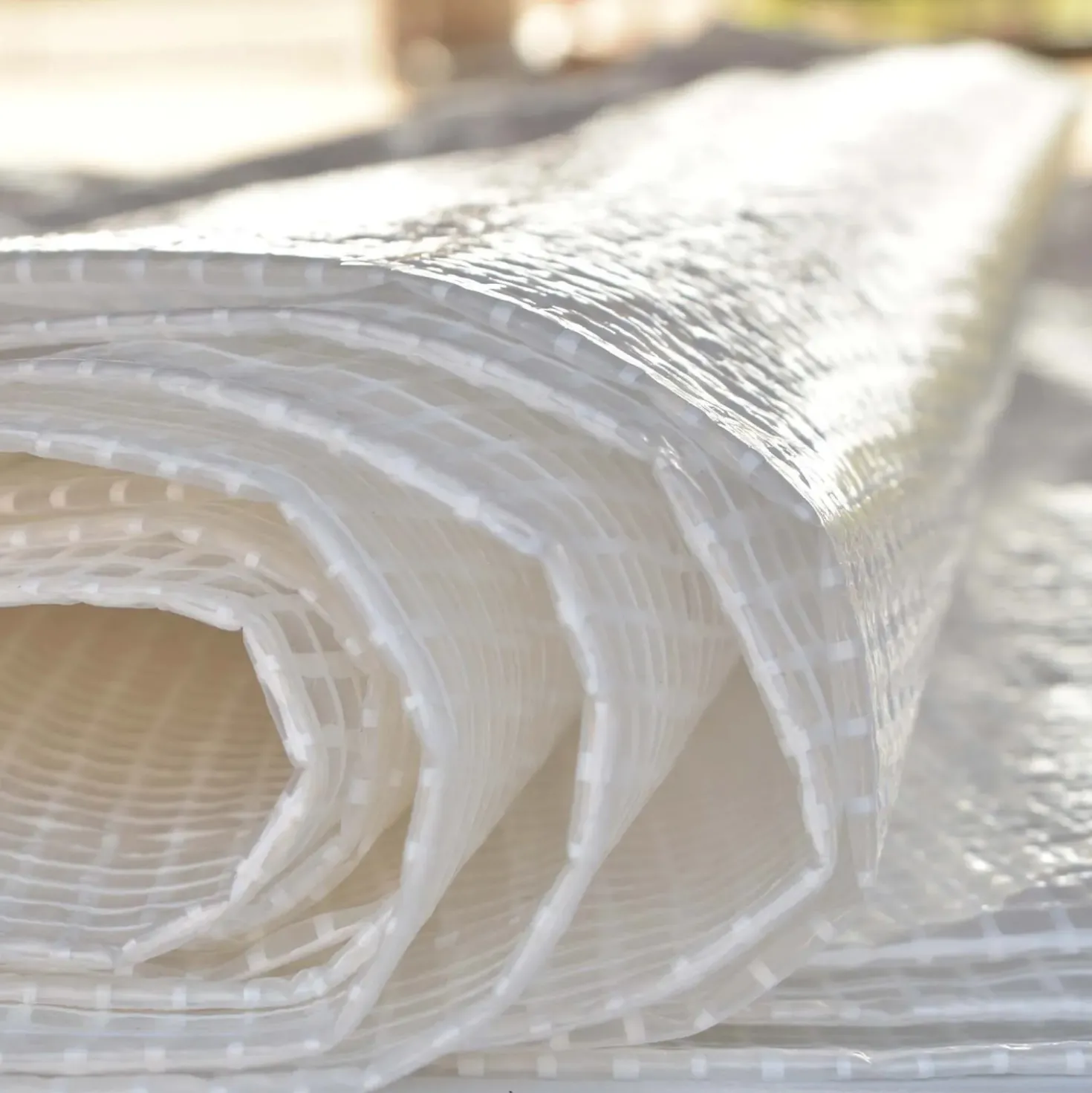 Telo occhiellato retinato Tenax Cover All polietilene 2x3 m bianco-trasparente