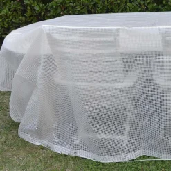 Telo occhiellato retinato Tenax Cover All polietilene 4x6 m bianco-trasparente