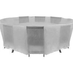 Telo protettivo per tavolo Ø 125 x 75 cm trasparente