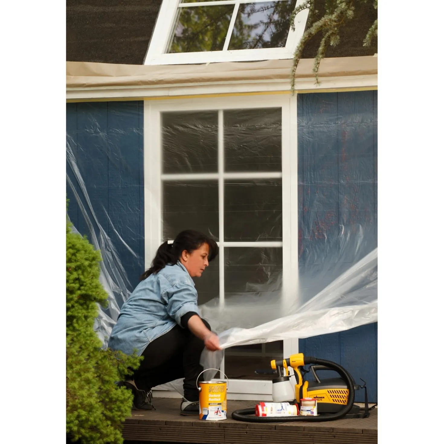 Telo protettivo Tesa Easy Cover Premium rotolo di ricambio 33 m x 0,55 m
