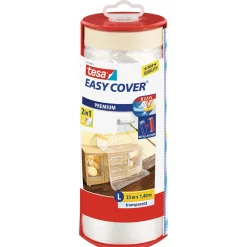 Telo protettivo Tesa Easy Cover Premium con nastro mascheratura 33 m x 1,4 m