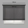 Tenda a rullo Lino filtrante 150x250 cm antracite