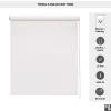 Tenda a rullo semifiltrante Rodi L 150 x H 252 cm bianco