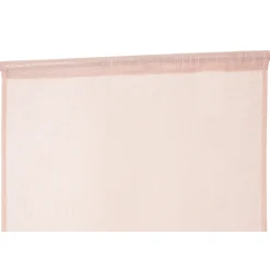 Tenda a vetro Aronna L 45 x H 150 cm rosa chiaro