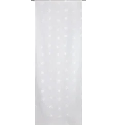 Tenda a vetro Florine L 90 x H 240 cm bianco
